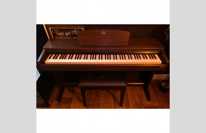 Yamaha YDP-140 Digital Piano | Satin Mahogany Finish | UK Delivery In Days | Warranty | P/X | Finance Options | Includes Stool, Headphones | Used | Serial Number BCOM01407 - Image 1